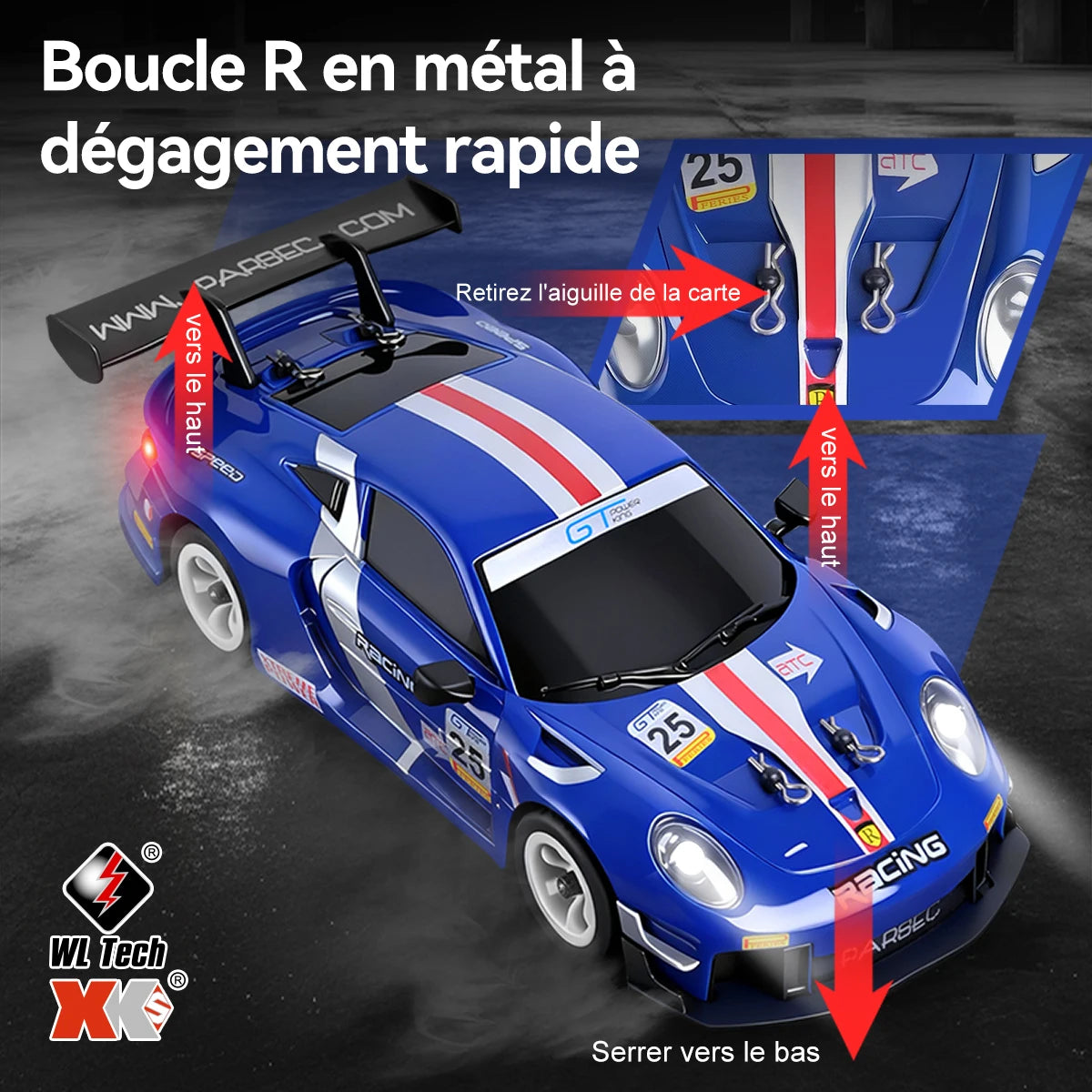 Voiture télécommandée 30 km h