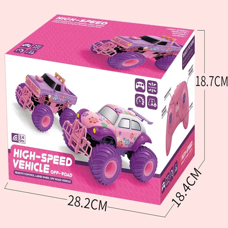 Voiture télécommandée rose 3 ans