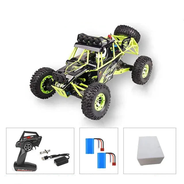 Buggy radiocommandé 1/12 tout terrain Voiture télécommandée Sans led - batterie x2