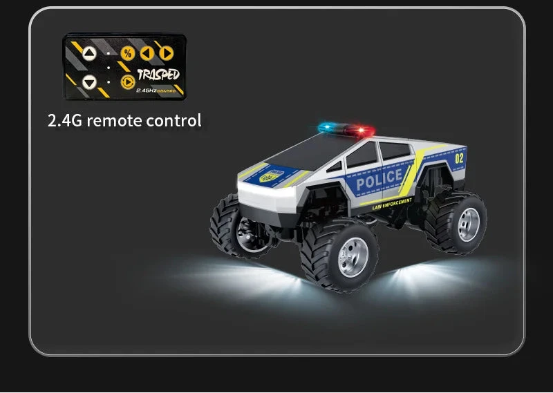 Jouet voiture de police télécommandée Voiture télécommandée 1