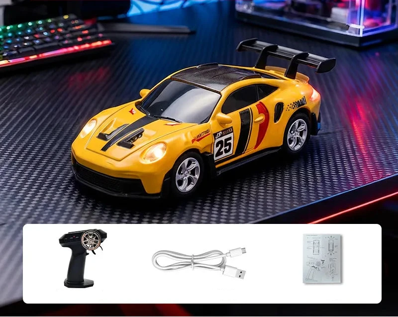 Mini rc voiture Voiture télécommandée Jaune