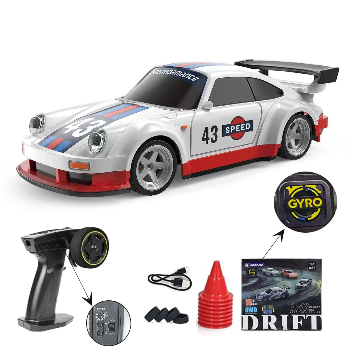 Mini voiture rc 1 43 Voiture télécommandée 8