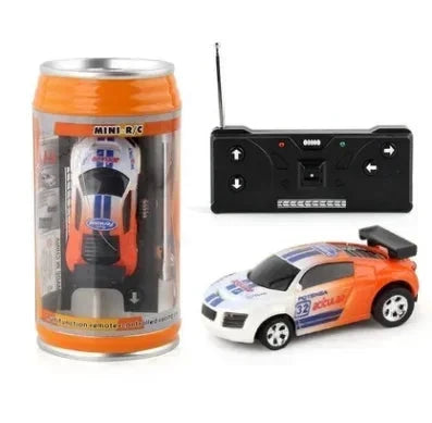 Mini voiture télécommandée canette Voiture télécommandée Orange