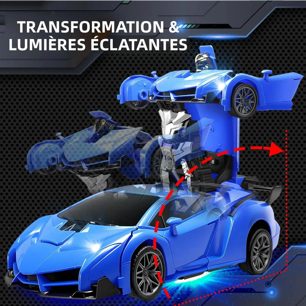 Robot voiture transformable et télécommande Voiture télécommandée
