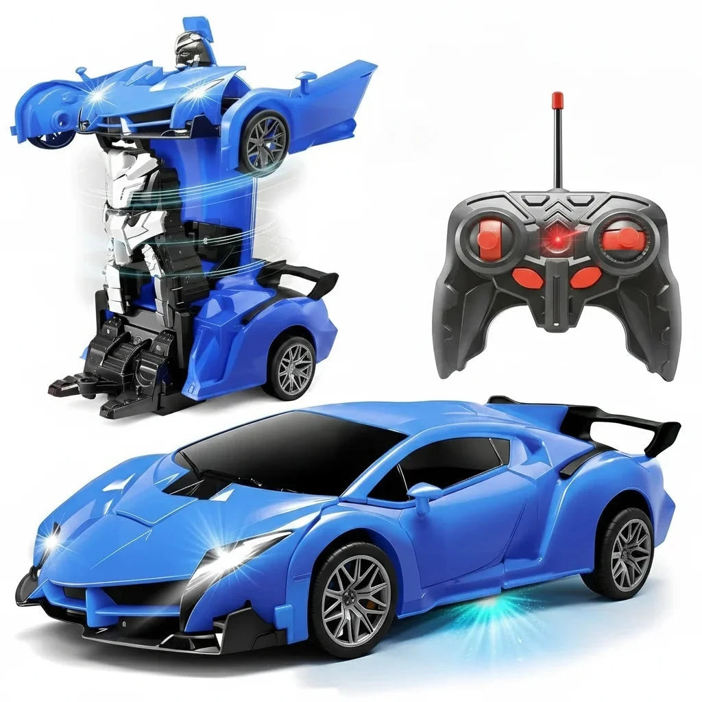 Robot voiture transformable et télécommande Voiture télécommandée