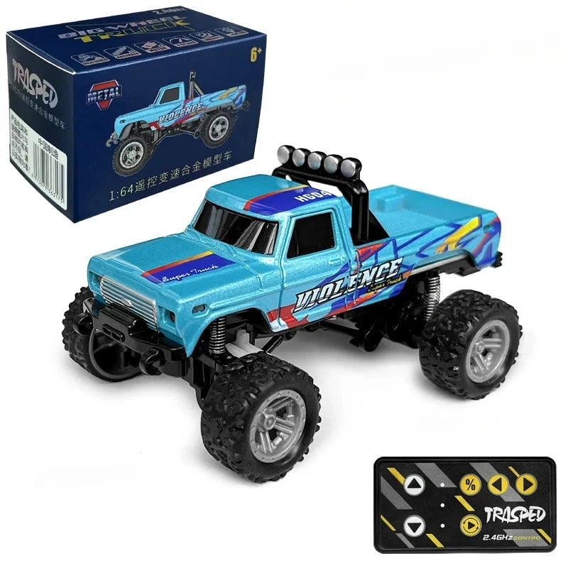 Tout terrain voiture télécommandée 4x4 Voiture télécommandée Bleu