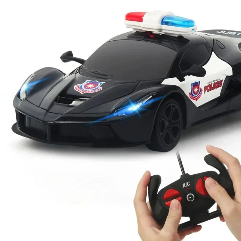 Voiture de course police télécommandée Voiture télécommandée