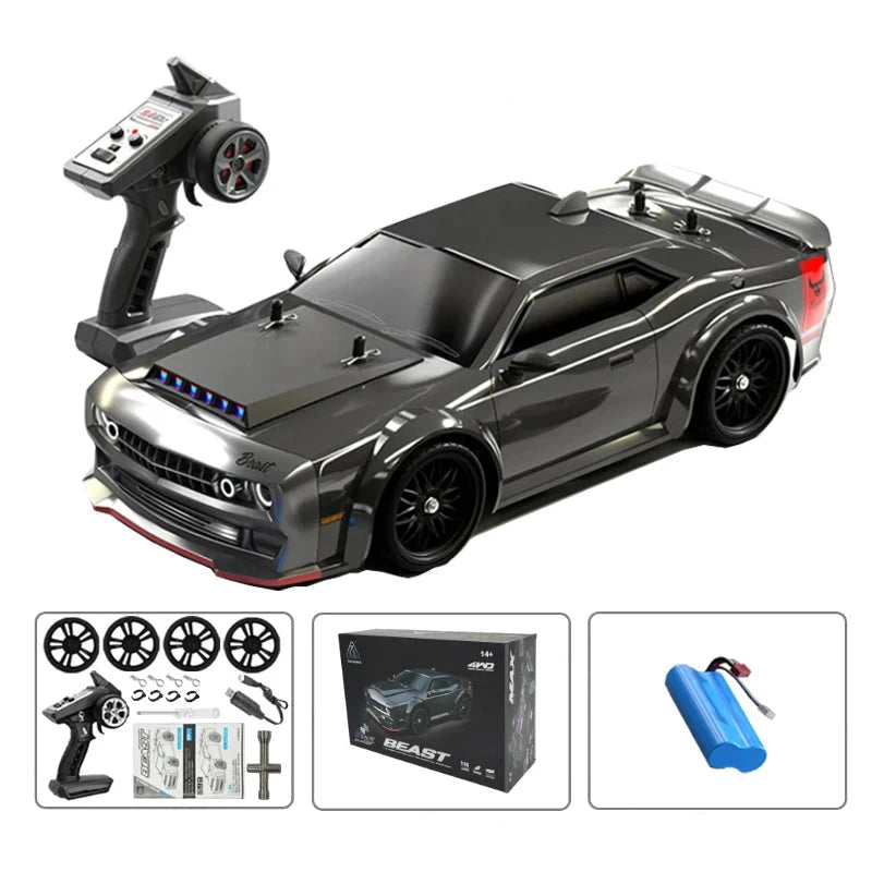 Voiture radiocommandée 4wd Voiture télécommandée Noir