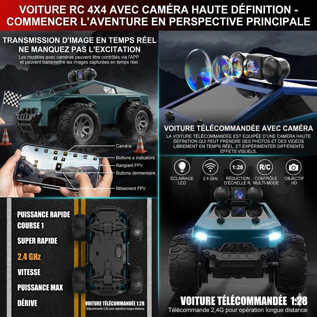 Voiture télécommandé avec caméra Voiture télécommandée