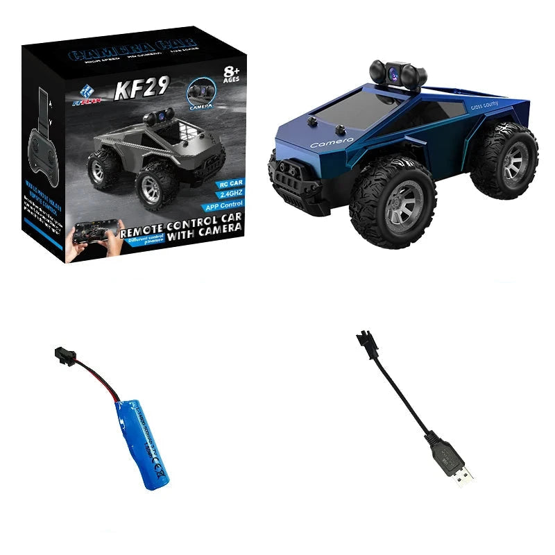 Voiture télécommandé avec caméra Voiture télécommandée Bleu