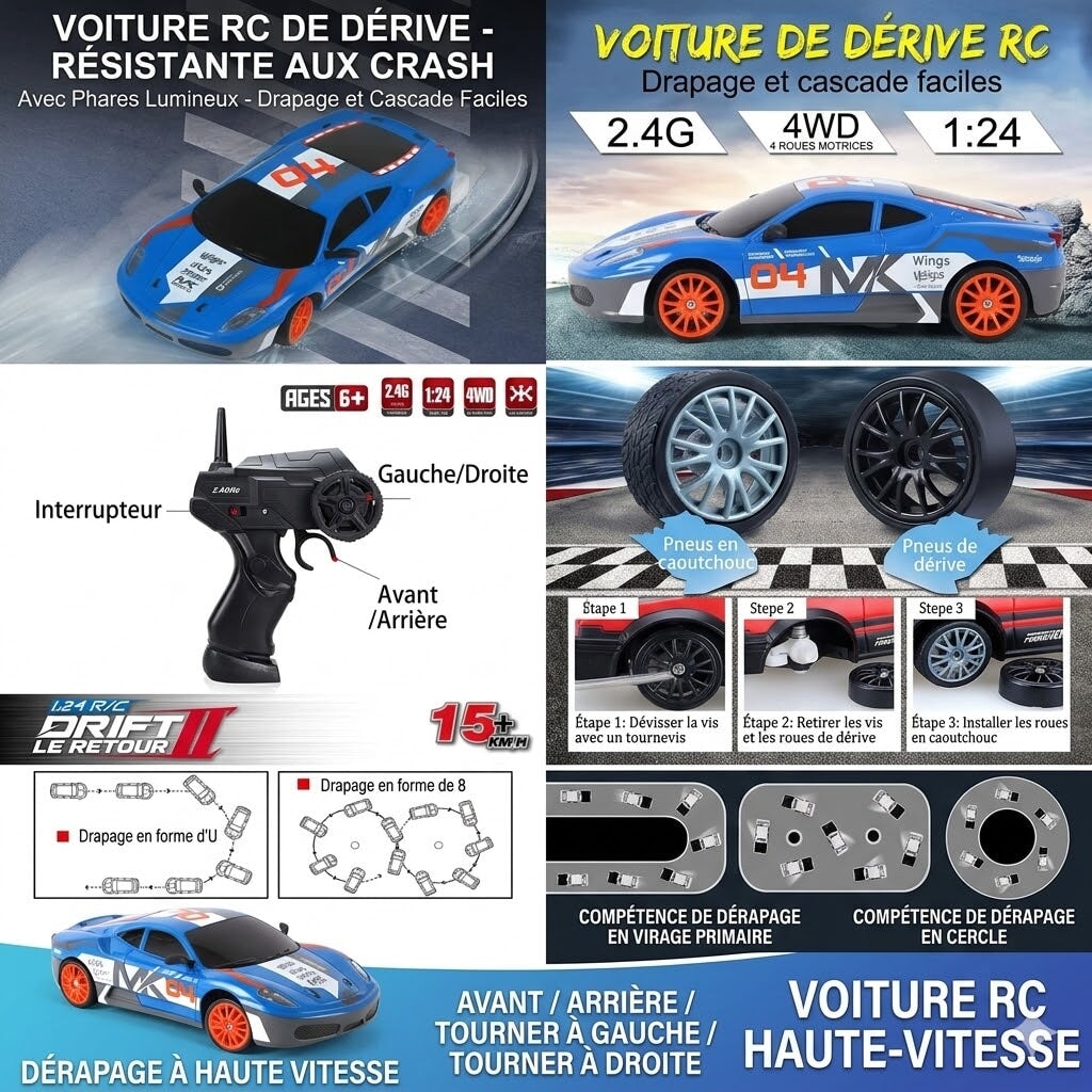 Voiture télécommandée en jouet Voiture télécommandée