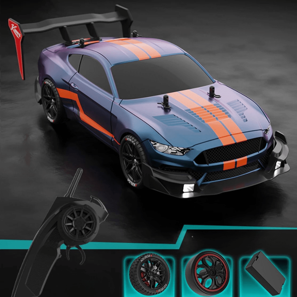 Voiture télécommandée Ford Mustang Voiture télécommandée Orange