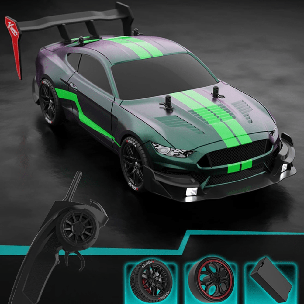 Voiture télécommandée Ford Mustang Voiture télécommandée Vert