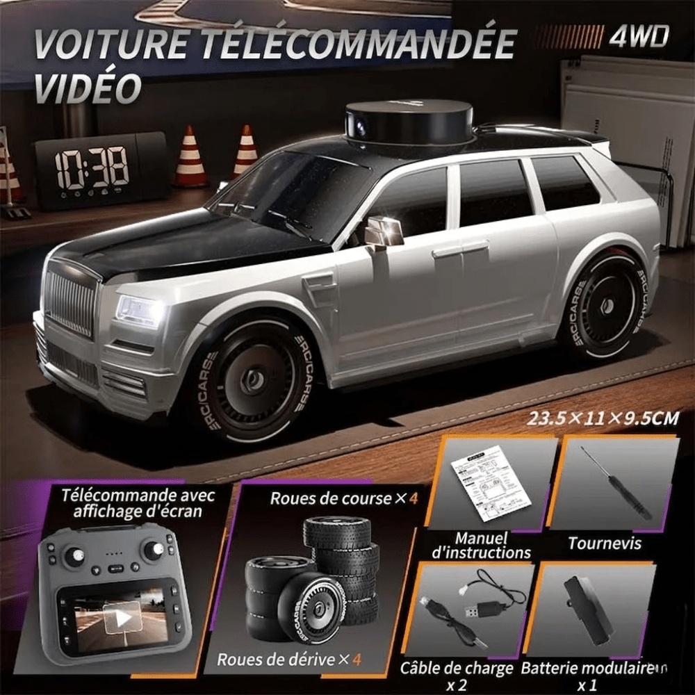 Voiture télécommandée fpv Voiture télécommandée Blanc