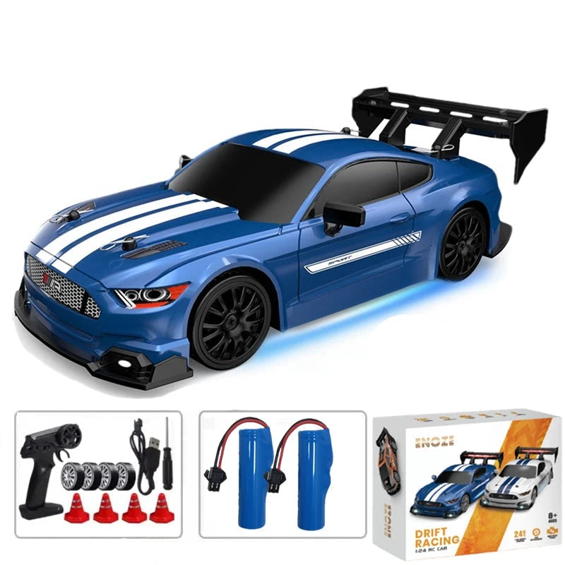 Voiture télécommandée led pour drifter Voiture télécommandée Bleu