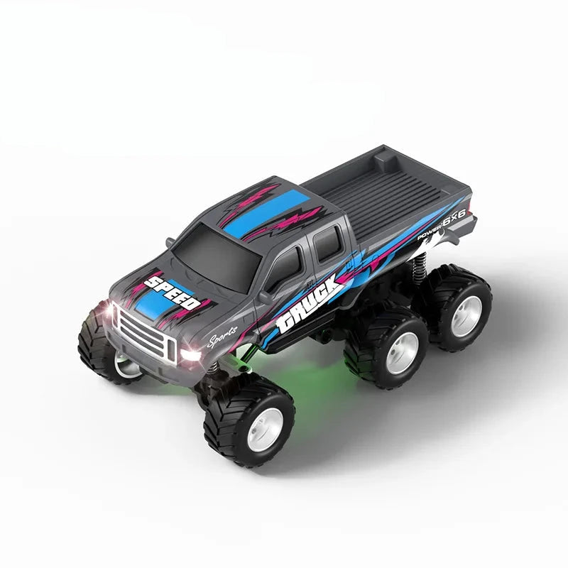 Voiture télécommandée tout terrain avec bateau Voiture télécommandée Gris
