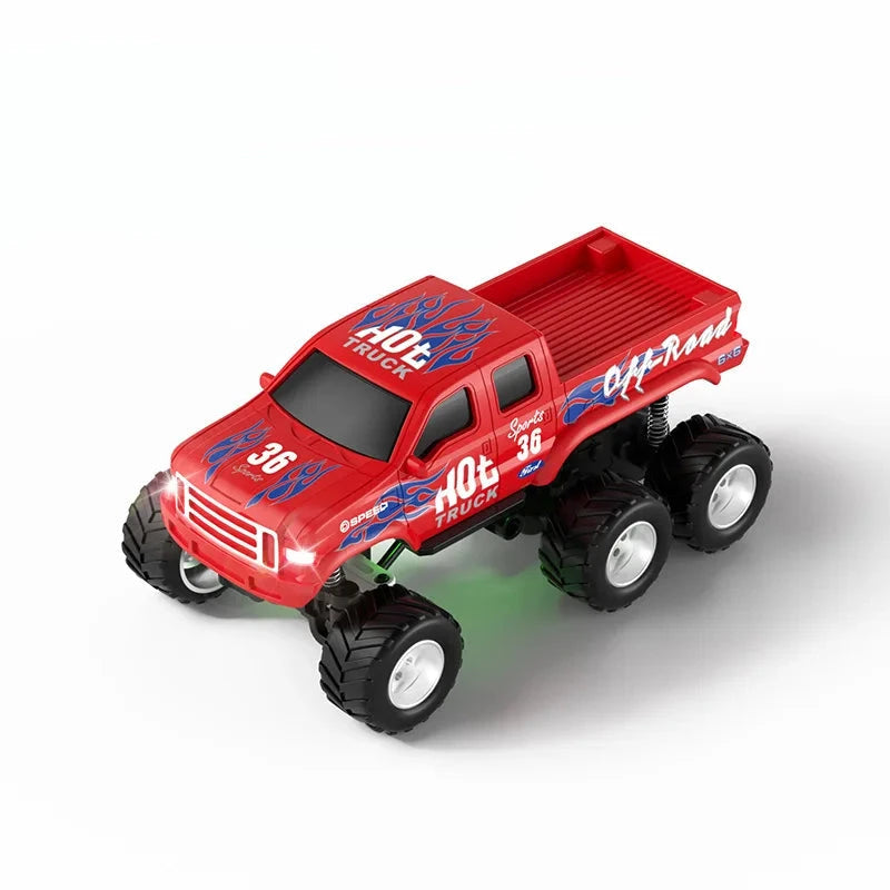 Voiture télécommandée tout terrain avec bateau Voiture télécommandée Rouge