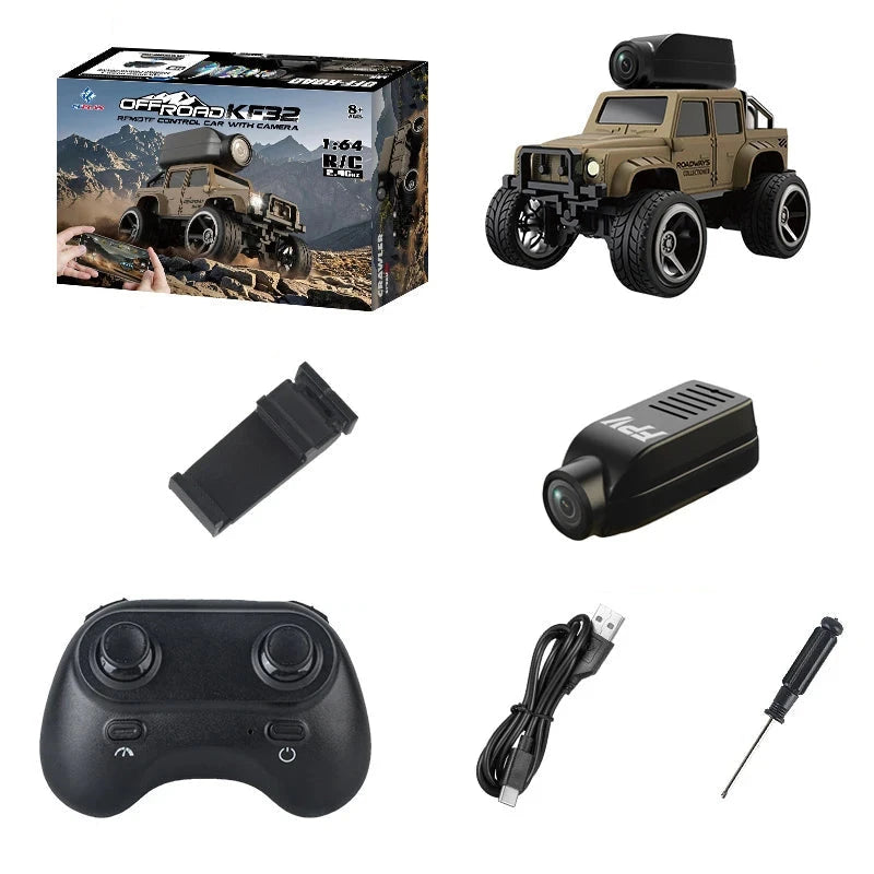 Voiture télécommandée tout terrain avec caméra Voiture télécommandée Camel