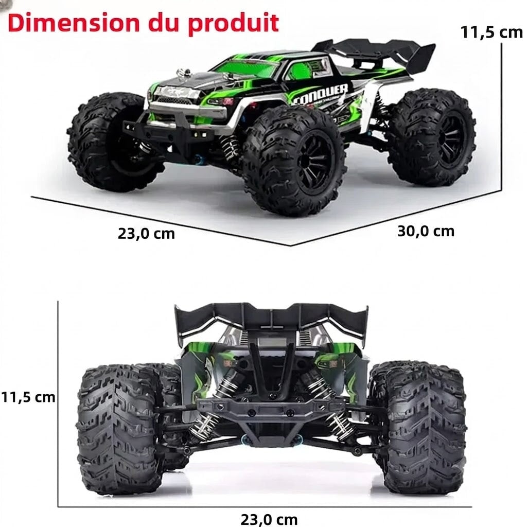 Voiture télécommandée tout terrain solide 1/16 Voiture télécommandée