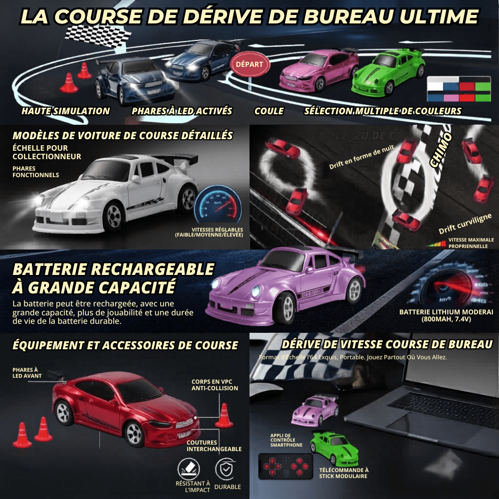 Voiture télécommandée vitesse Voiture télécommandée