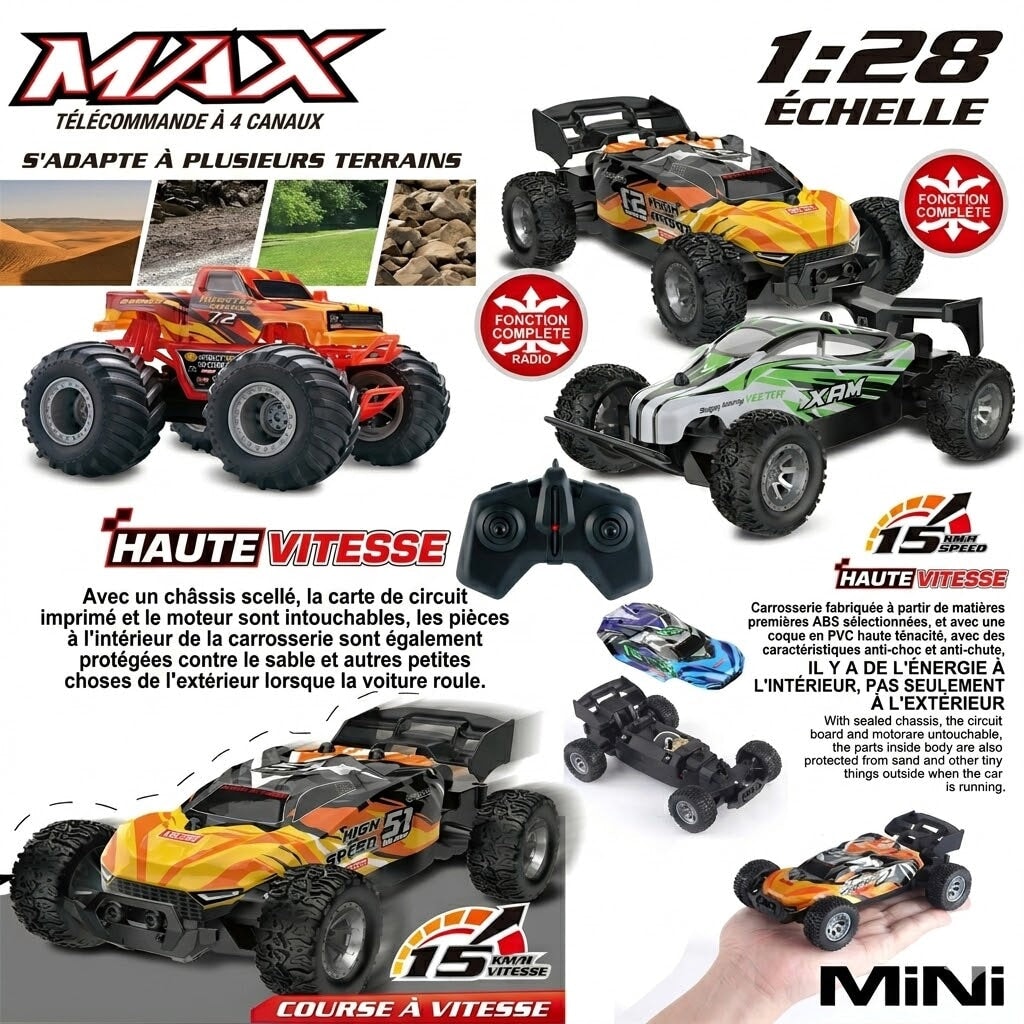 Voiture tout terrain rc Voiture télécommandée